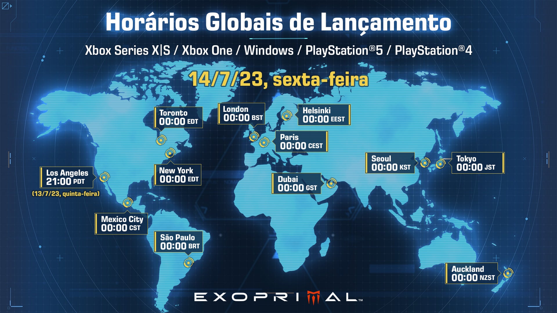 Exoprimal: saiba que horas o jogo será lançado no Brasil